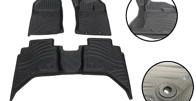 Image of 3D Moulded Floor Mats for Isuzu Dmax D-MAX & BT50 2021+  (All-weather Protection)
