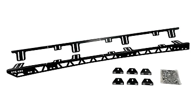 Image of Full Length Roof Rack Backbone Mounting Rails for TOYOTA Landcruiser 200 series